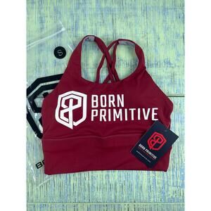 NEW Crossfire Original Sports Bra BORN PRIMITIVE RED SZ S